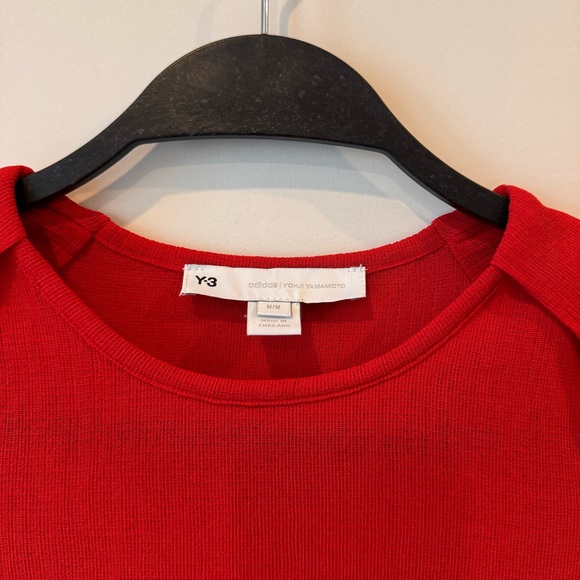 Y3 Crepe Red Top - Picture 4 of 6
